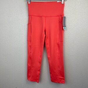 NWT Ideology Orange Athletic Leggings Size XS